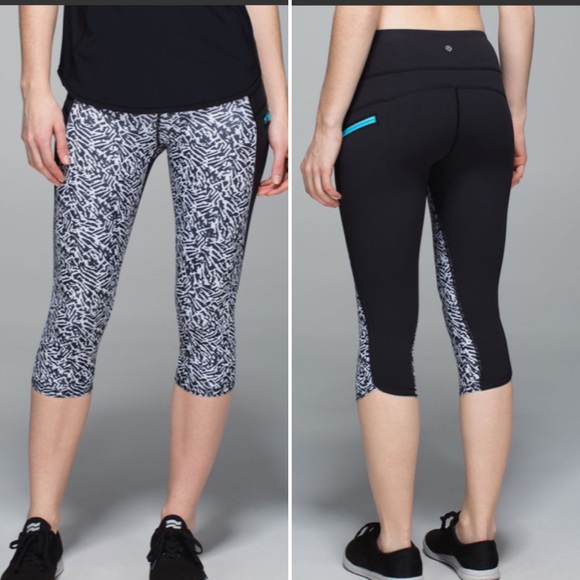 Lululemon Run:Top Speed Crop Capri Leggings size 10 - Picture 1 of 11
